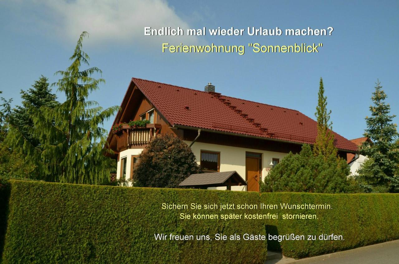 Ferienwohnung Sonnenblick Бишофсверда Экстерьер фото